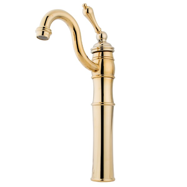 Vessel Sink Faucet, Polished Brass
